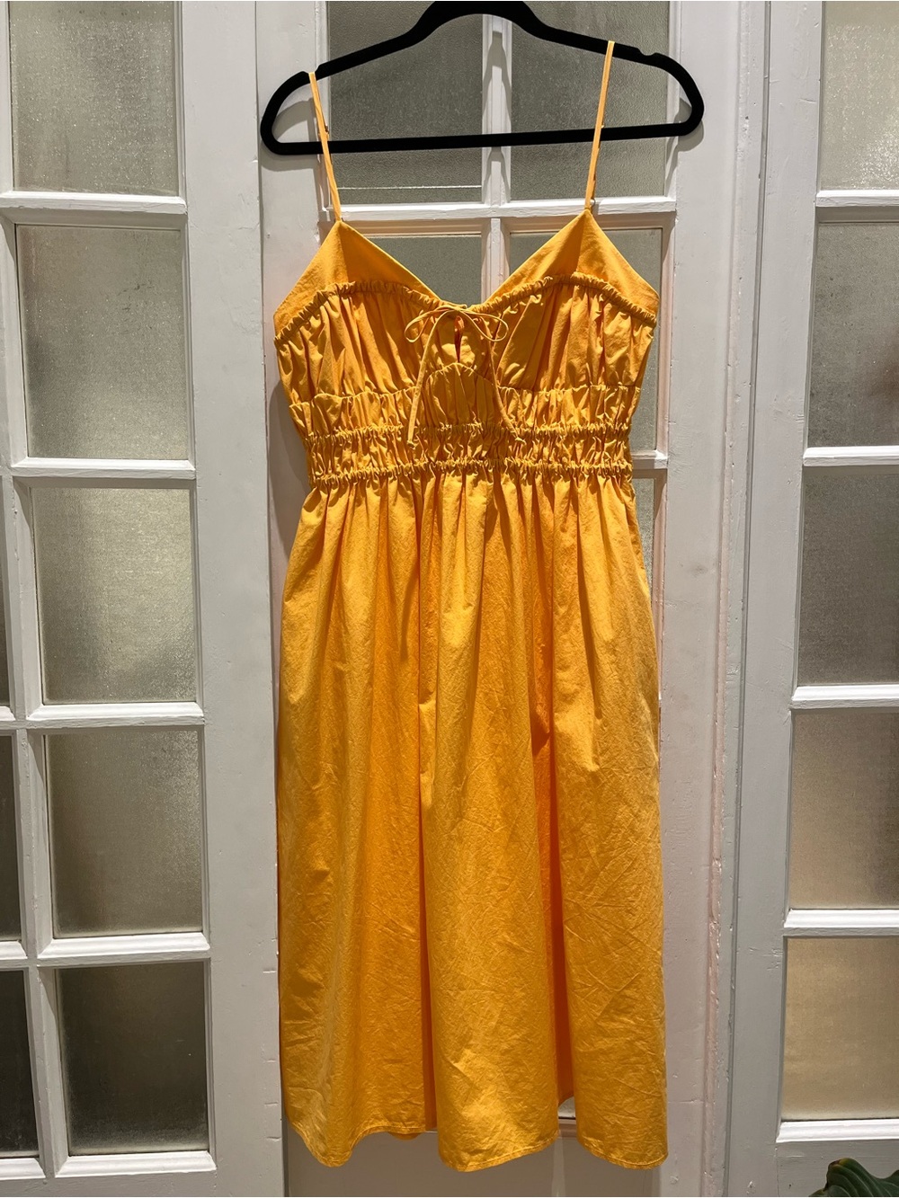 Ciao Lucia Bright Yellow Sundress with Spaghetti Straps